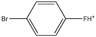 1-Bromo-4-fluorobenzenium 结构式