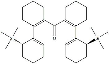 [(S)-6-(Trimethylsilyl)-1-cyclohexenyl]1-cyclohexenyl ketone 结构式