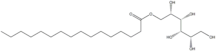 L-Mannitol 6-hexadecanoate 结构式
