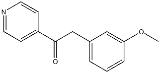 1-(4-Pyridyl)-2-(3-methoxyphenyl)ethan-1-one 结构式