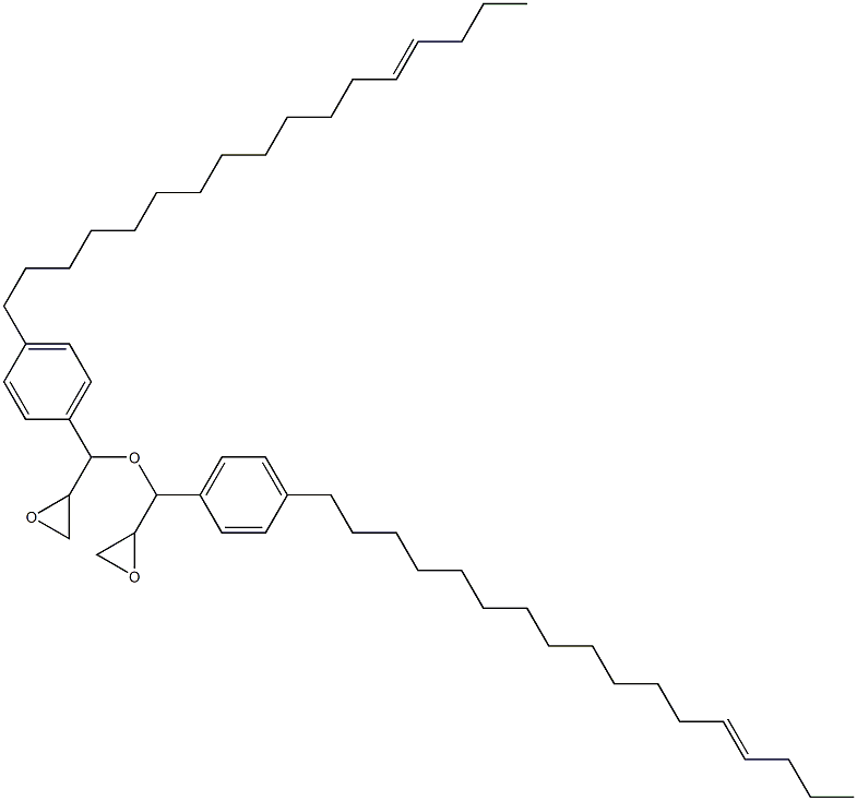 4-(13-Heptadecenyl)phenylglycidyl ether 结构式