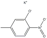 Potassium 5-methyl-2-nitrophenolate 结构式