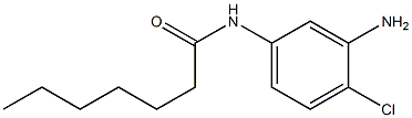 N-(3-Amino-4-chlorophenyl)heptanamide 结构式