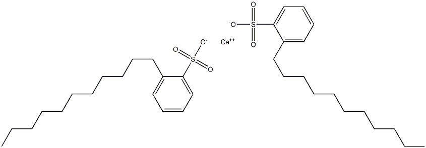 Bis(2-undecylbenzenesulfonic acid)calcium salt 结构式