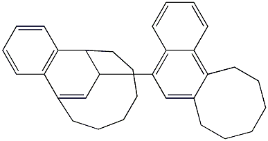 4-[[1,4-Hexano-1,2-dihydronaphthalen]-2-yl]-1,2-hexanonaphthalene 结构式