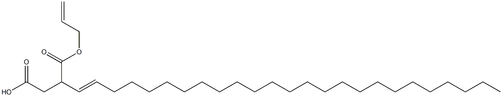 3-(1-Pentacosenyl)succinic acid 1-hydrogen 4-allyl ester 结构式