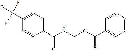 Benzoic acid [[4-(trifluoromethyl)benzoyl]amino]methyl ester 结构式