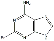 2-Bromo-9H-purin-6-amine 结构式