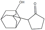3-(2-Oxocyclopentyl)adamantan-1-ol 结构式