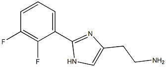 2-[2,3-Difluorophenyl]-1H-imidazole-4-ethanamine 结构式