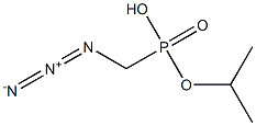 (Azidomethyl)phosphonic acid methylethyl ester 结构式