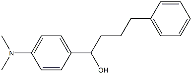 1-[4-(Dimethylamino)phenyl]-4-phenyl-1-butanol 结构式