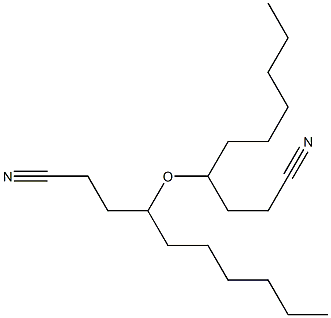 2-Cyanoethylheptyl ether 结构式