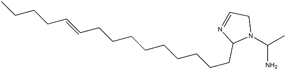 1-(1-Aminoethyl)-2-(10-pentadecenyl)-3-imidazoline 结构式