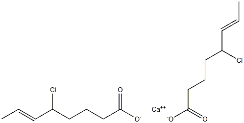 Bis(5-chloro-6-octenoic acid)calcium salt 结构式