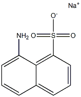 8-Amino-1-naphthalenesulfonic acid sodium salt 结构式