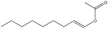 Acetic acid 1-nonenyl ester 结构式