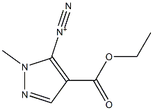 2-Methyl-4-(ethoxycarbonyl)-2H-pyrazole-3-diazonium 结构式