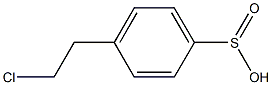 p-(2-Chloroethyl)benzenesulfinic acid 结构式