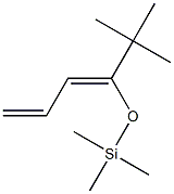 (Z)-1-tert-Butyl-1-(trimethylsiloxy)-1,3-butadiene 结构式