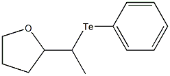 2-(1-Phenyltelluroethyl)tetrahydrofuran 结构式