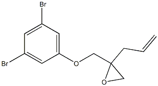 3,5-Dibromophenyl 2-allylglycidyl ether 结构式