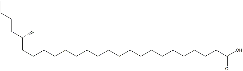 [S,(+)]-21-Methylpentacosanoic acid 结构式