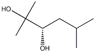 [S,(-)]-2,5-Dimethyl-2,3-hexanediol 结构式