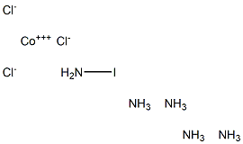 Iodopentamminecobalt(III) chloride 结构式