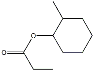 Propionic acid 2-methylcyclohexyl ester 结构式