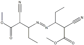 3,3'-Azobis(2-cyanovaleric acid)dimethyl ester 结构式