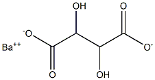 Barium DL-tartrate 结构式