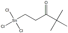 1-(Trichlorostannyl)-4,4-dimethyl-3-pentanone 结构式