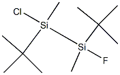 1,2-Di-tert-butyl-1-chloro-2-fluoro-1,2-dimethyldisilane 结构式