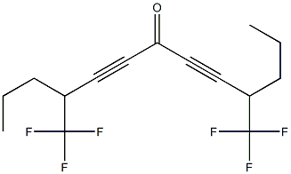 Trifluoromethyl(1-hexynyl) ketone 结构式