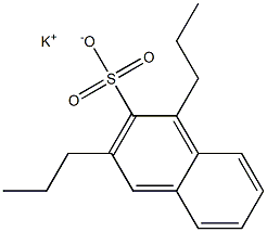 1,3-Dipropyl-2-naphthalenesulfonic acid potassium salt 结构式