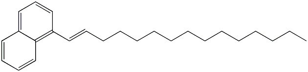 1-(1-Pentadecenyl)naphthalene 结构式