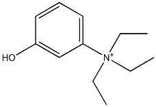 N,N,N-Triethyl-3-hydroxybenzenaminium 结构式