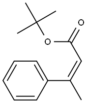 (Z)-3-Phenyl-2-butenoic acid tert-butyl ester 结构式