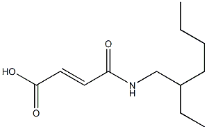 (E)-4-[(2-Ethylhexyl)amino]-4-oxo-2-butenoic acid 结构式