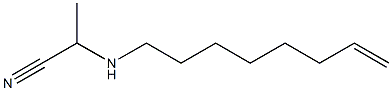 2-(7-Octenylamino)propiononitrile 结构式