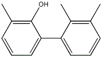 6-Methyl-2-(2,3-dimethylphenyl)phenol 结构式