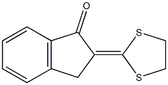 2-(1,3-Dithiolan-2-ylidene)indan-1-one 结构式