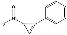 1-Phenyl-3-nitrocyclopropene 结构式