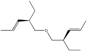 (+)-[(R)-1-Ethyl-2-butenyl]methyl ether 结构式
