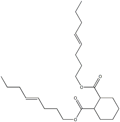 1,2-Cyclohexanedicarboxylic acid bis(4-octenyl) ester 结构式