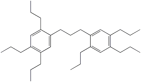 2,2'-(1,3-Propanediyl)bis(1,4,5-tripropylbenzene) 结构式