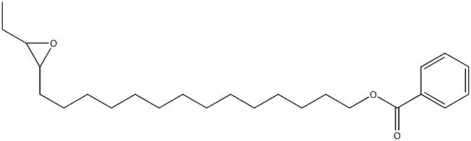 Benzoic acid 15,16-epoxyoctadecan-1-yl ester 结构式