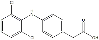 [p-(2,6-Dichloroanilino)phenyl]acetic acid 结构式