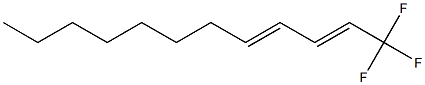 (2E,4E)-1,1,1-Trifluorododeca-2,4-diene 结构式
